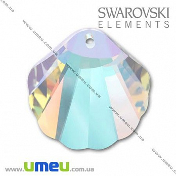 [Архів] Підвіска Swarovski 6723 Crystal AB, 28х28 мм, Мушля (POD-005664)