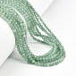 Намистини Авантюрин зелений, Натур. камінь, 3 мм, Круглі грановані (BUS-058196)