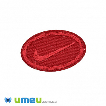 Термоаппликация Nike, 4х2,5 см, Красная (APL-038176)