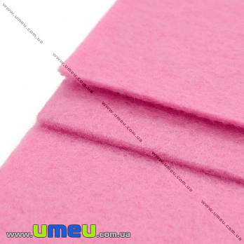 Фетр 2 мм, 10х15 см, 205 Рожевий (FLT-011581)
