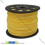 Замшевий шнур, 3 мм, Жовтий (LEN-007064)