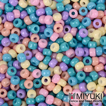 Бісер японський Miyuki круглий RR 8/0 №mix105, Різнокольоровий (BIS-055971)