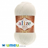 Пряжа Alize Diva Stretch 100 г, 400 м, Кремова 62 (YAR-038361)