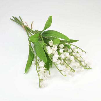 Букет конвалій, 37 см, Білий (DIF-057758)