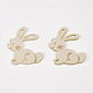 Декоративний виріб із фетру Кролик, 5х4 см, Кремовий (FLT-057289)