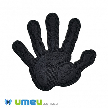 Термоаплікація Ручка, 6х5,5 см, Чорна (APL-038237)