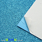 Фоаміран глітерний на клейовій основі, 2 мм, Блакитний, 20х30 см (FOM-023802)