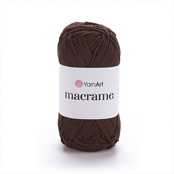 Шнур Macrame YarnArt 90 г, 130 м, Коричневый темный 157 (YAR-063067)