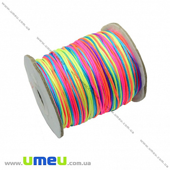 Нейлоновый шнур меланжевый, 1,5 мм, Разноцветный (LEN-015374)