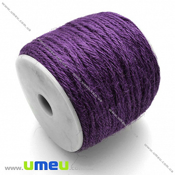Шпагат Пеньковий, Фіолетовий, 2 мм (LEN-010174)