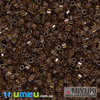 Бісер японський Miyuki Delica Cut 11/0 DBC1393, Коричневий (BIS-040093)