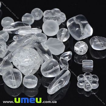 Бусины чешское стекло Preciosa 92-Mix22-Crystal (BUS-036041)