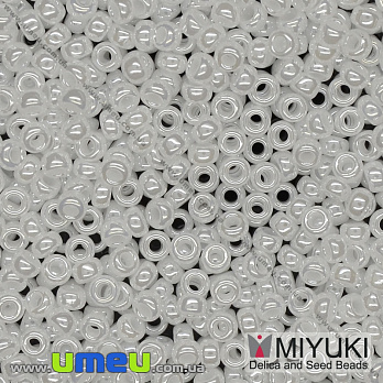 Бисер японский Miyuki круглый RR 11/0 №528, Белый (BIS-036690)