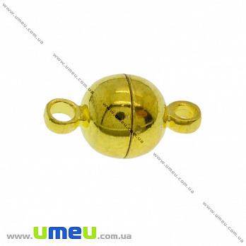 Замок магнітний, 12х6 мм, Золото (ZAM-012753)