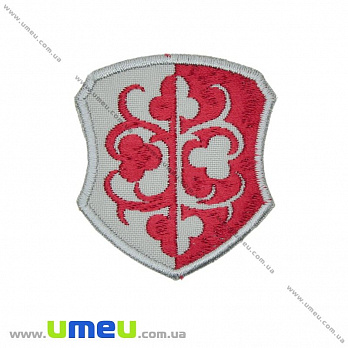 Термоаплікація Шеврон сірий, 6х5 см (APL-029970)