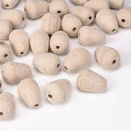 Намистини дерев'яні 16х12 мм, Крапля, Бук (BUS-054805)