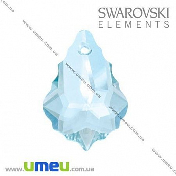 [Архів] Підвіска Swarovski 6090 Aquamarine, 22х15 мм, Фігурне (POD-002494)