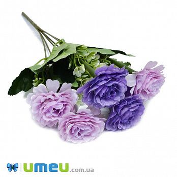 Букет камелії, 33 см, Бузковий (DIF-045839)