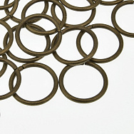 Колечки, Античная бронза, 20 мм, толщина 2 мм (PIN-061992)
