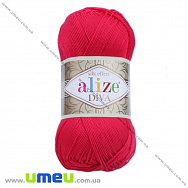 Пряжа Alize Diva 100 г, 350 м, Червона 396 (YAR-025148)
