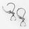/p55868-shvenzi-iz-nerzh-stali-s-derzhatelem-dlya-kulona-23x10-mm-temnoe-serebro/