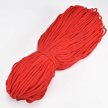 Шнур для макраме, 3,5 мм, Красный, Полипропилен (LEN-062954)