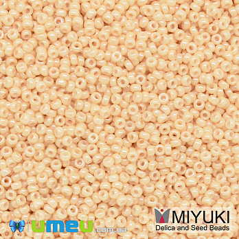 Бісер японський Miyuki круглий RR 15/0 №595, Бежевий (BIS-043347)