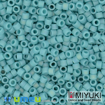 Бісер японський Miyuki Delica 11/0 DB878, Бірюзовий матовий (BIS-045324)
