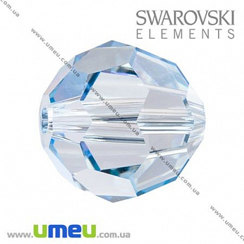 [Архів] Намистина Swarovski 5000 Blue Shade, 10 мм, Гранована кругла (BUS-002262)