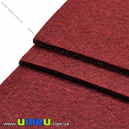 Фетр 3 мм, 30х30 см, 313 Бордовий (FLT-019311)