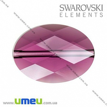 [Архів] Намистина Swarovski 5050 Amethyst, 14х10х5 мм, Гранована овальна (BUS-005364)