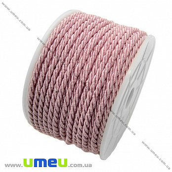 Шнур кручений лавсановий, Рожевий, 3 мм (LEN-010190)