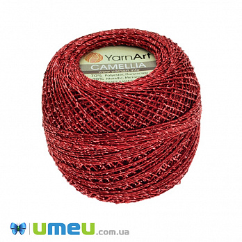 Пряжа YarnArt Camellia 25 г, 190 м, Червона 416 (YAR-038393)