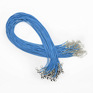 Основа для кольє поліестерова, 1,5 мм, Блакитна, 45 см (OSN-055426)