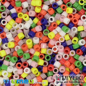 Бісер японський Miyuki Delica 11/0 DBmix55, Різнокольоровий (BIS-045235)