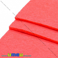 Фетр 2 мм, 10х15 см, 218 Кораловий (FLT-027348)
