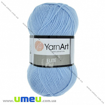 Пряжа YarnArt Elite 100 г, 300 м, Голубая 09 (YAR-023283)