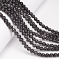 Намистини Котяче око, Синт. камінь, 6 мм, Сірі, Круглі (BUS-054258)