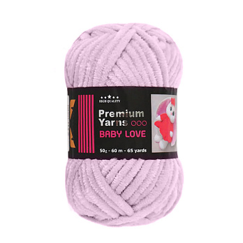 Пряжа Premium Yarn Baby Love 50 г, 60 м, Розовая 349 (YAR-052318)