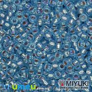 Бісер японський Miyuki круглий RR 11/0 №1018, Блакитний (BIS-045663)