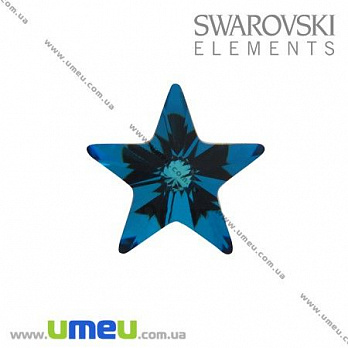 [Архів] Кабашон Swarovski 4825 Bermuda Blue, 10 мм (KAB-005603)