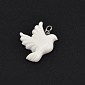 Підвіска Голуб із полімерної глини, 35х25 мм, Біла (POD-058993)