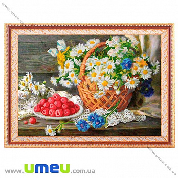 Схема для виш. бісером Світ гармонії, Дари літа. Малина, 35х24 см (SXM-027918)