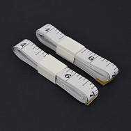 Сантиметрова стрічка двостороння (см/дюйм), 13 мм, Біла (SEW-061010)