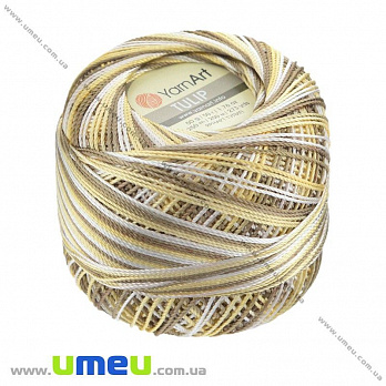 Пряжа YarnArt Tulip 50 г, 250 м, Меланж Бежевая 454 (YAR-029511)