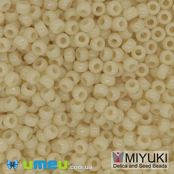 Бісер японський Miyuki круглий RR 11/0 №492, Кремовий (BIS-045624)