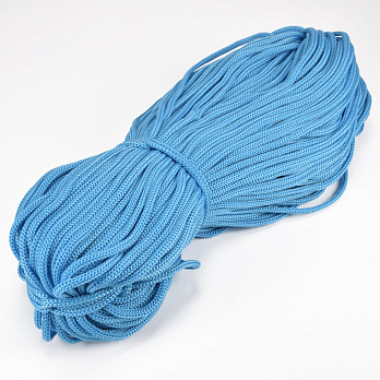 Шнур для макраме, 5 мм, Блакитний, Поліпропілен (LEN-036845)
