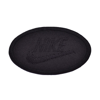 Термоаппликация Nike, 6х3,5 см, Черная (APL-053345)