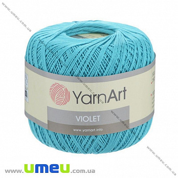 Пряжа YarnArt Violet 50 г, 282 м, Бірюзова 5353 (YAR-025024)