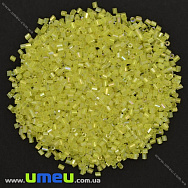 Бісер китайський рубка, 2,2 мм, Жовтий АВ прозорий (BIS-026193)